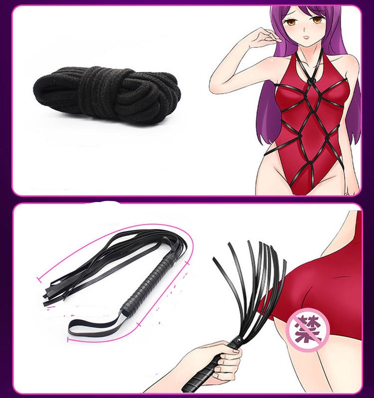 Set trói 10 món BDSM bạo dâm dụng cụ kích thích cho các cặp đôi