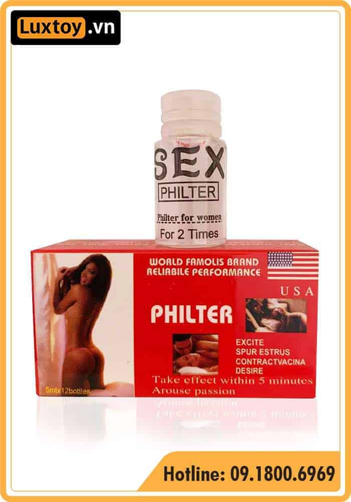 Sex Philter Mỹ 5ml - Thuốc Kích Dục Dạng Nước Uống Là Nứng