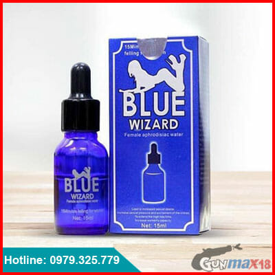 Thuốc kích dục nữ Blue Wizard 20ml dạng nước cực mạnh - Welcome